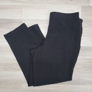 ADRIENNE VITTADINI Womens Black Pull On Pants Size 14